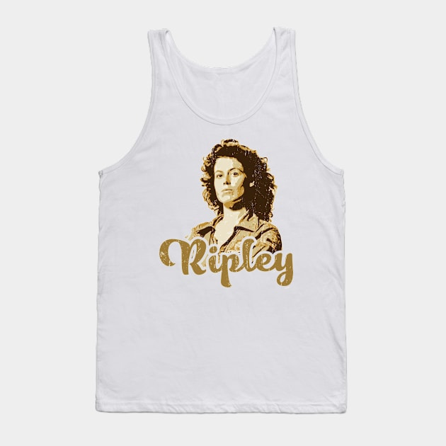 Ripley - vintage retro Tank Top by Colana Studio